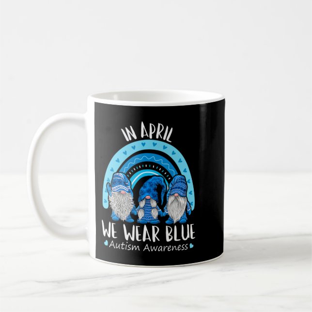 Makes A Great Present For Autism Awareness Month,  Coffee Mug (Left)