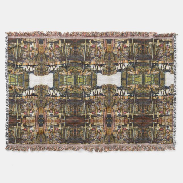 Makes Creativity Glimmer All the Brighter Throw Blanket (Front)