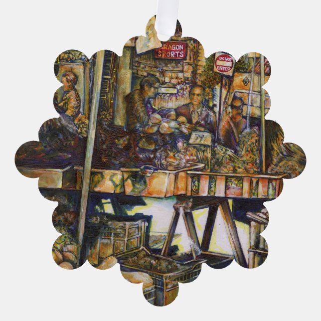 Makes Creativity Glimmer All the Brighter Tree Decoration Card (Front)