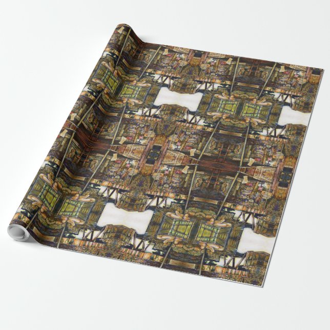 Makes Creativity Glimmer All the Brighter Wrapping Paper (Unrolled)