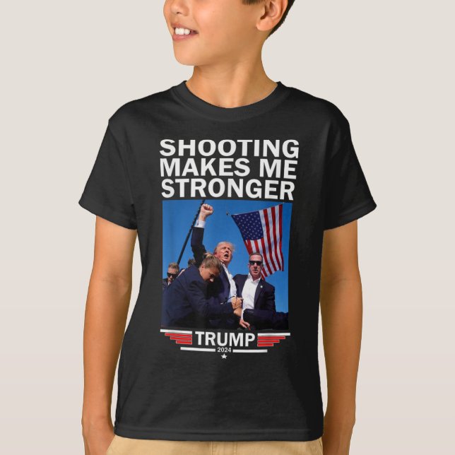 Makes Me Stronger Donald Trump 2024  T-Shirt (Front)