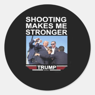 Makes Me Stronger Trump 2024 Shirt Classic Round Sticker
