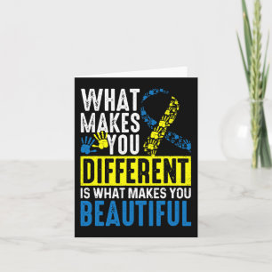 Makes You Different Is What Makes You Beautiful Card
