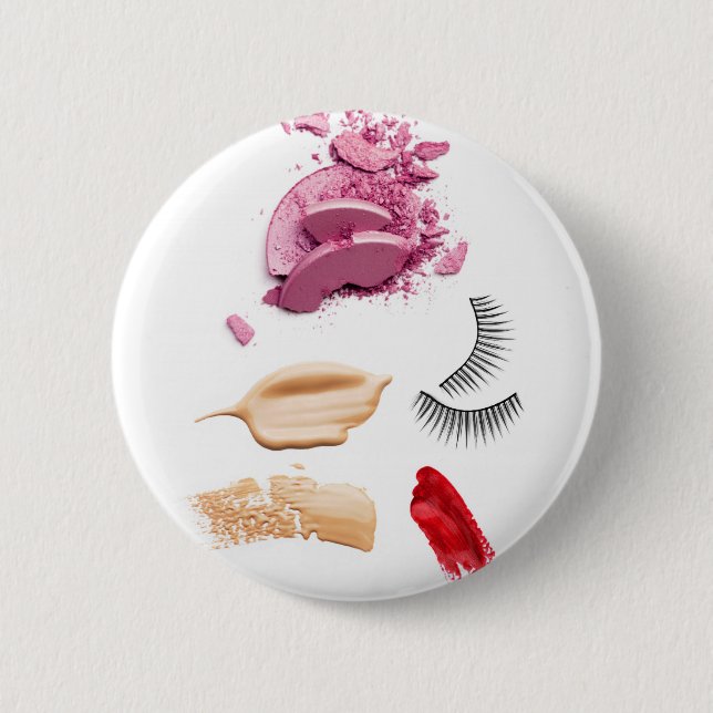 makeup 6 cm round badge (Front)