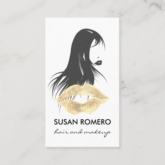 Makeup and Hair Appointment Card (Front)