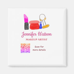 Makeup artist add name website email phone no addr magnet