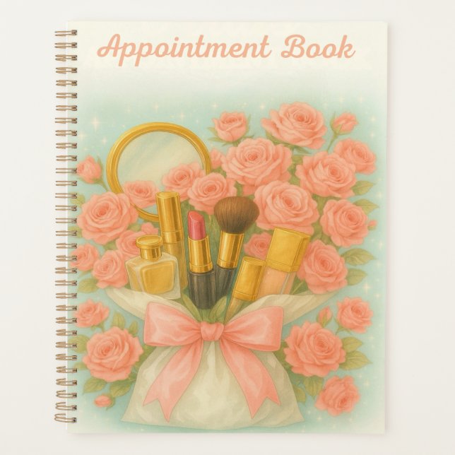 Makeup Artist Appointment Book 2026  Planner (Front)