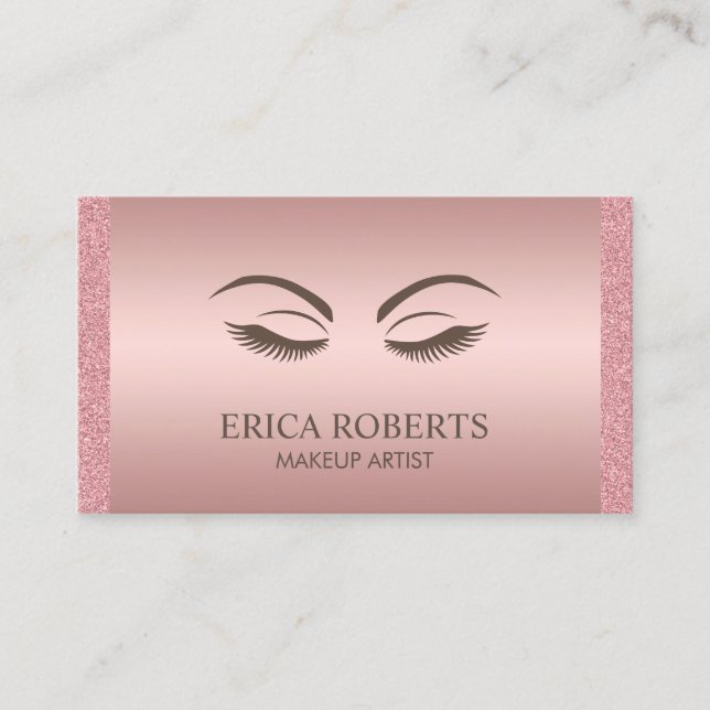 Makeup Artist Beauty Girl Rose Gold Appointment (Front)