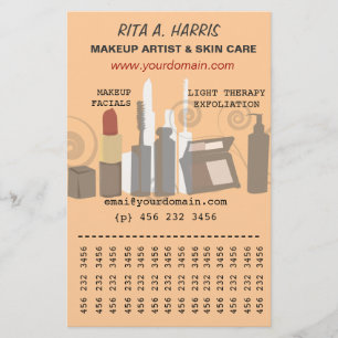 Makeup Artist  Beauty Products  Business Services Flyer
