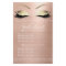 Makeup Artist Beauty Salon Gold Glitter Flyer Pink