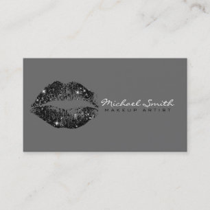 Makeup Artist Black Lips #8 Business Card
