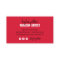 Makeup artist bold signature script bold red