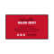 Makeup artist bold signature script bold red