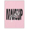 Makeup artist bold signature script pastel pink