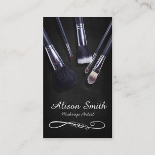 Makeup Artist brushes/Cosmetic Brushes Business Card