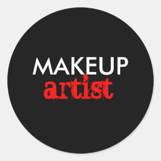 Makeup artist business art occupation stickers