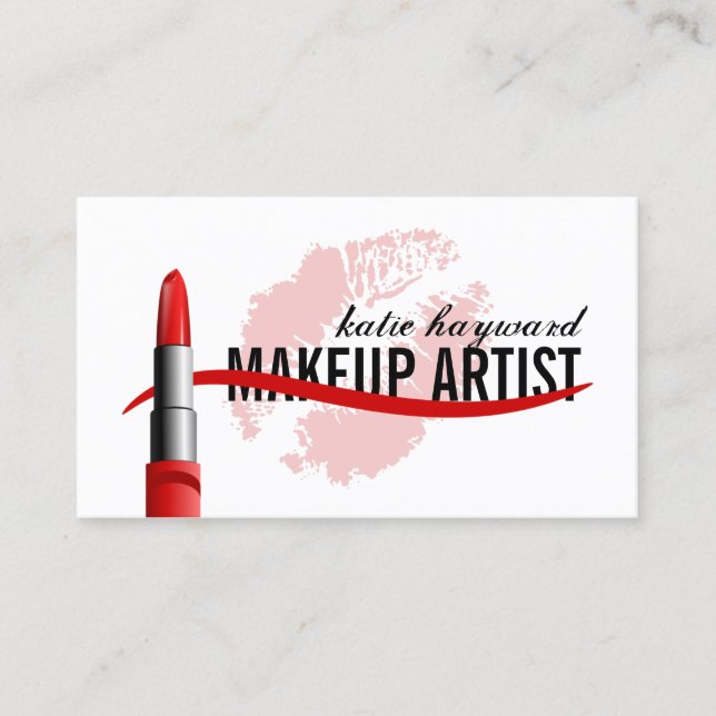 Makeup Artist Business Card (Front)