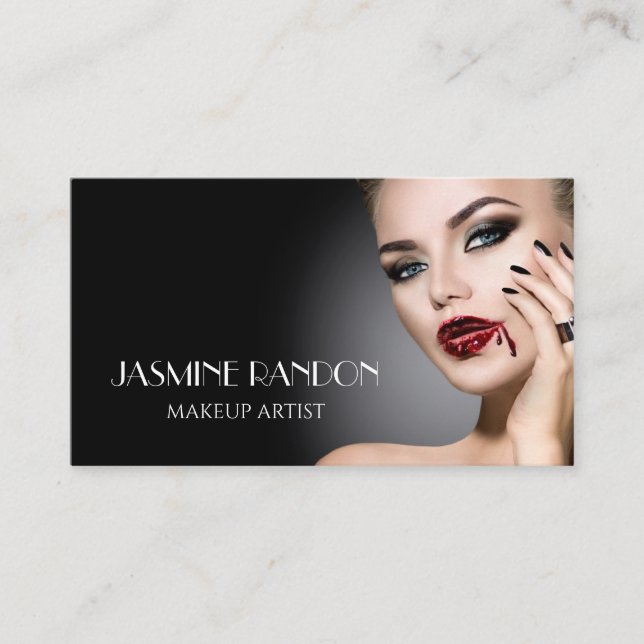 Makeup Artist Business Card (Front)