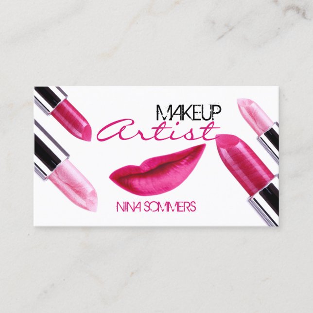 Makeup Artist Business Card (Front)