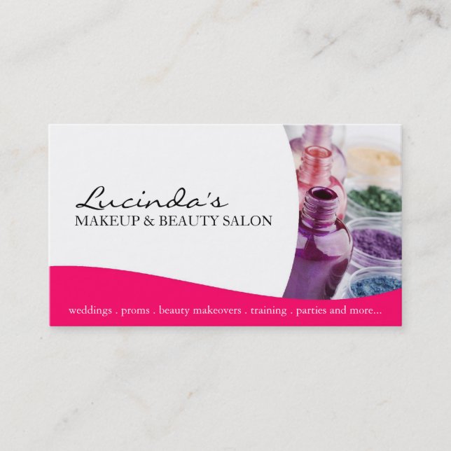 Makeup Artist Business Card (Front)