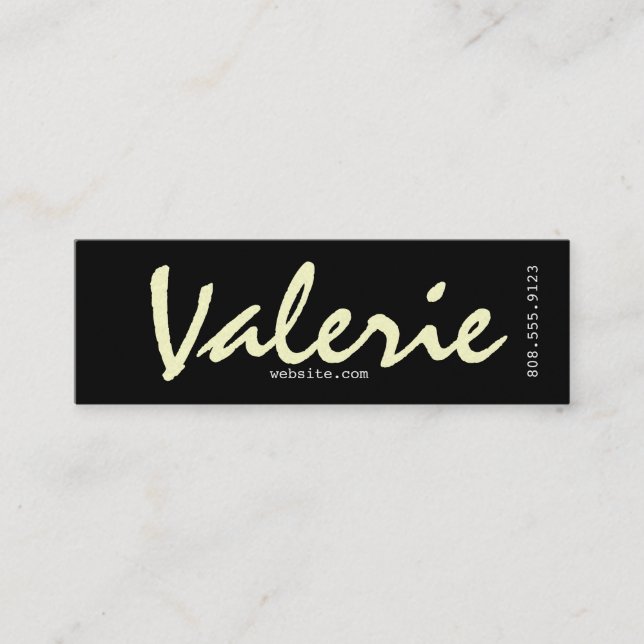 Makeup Artist Business Card (Front)