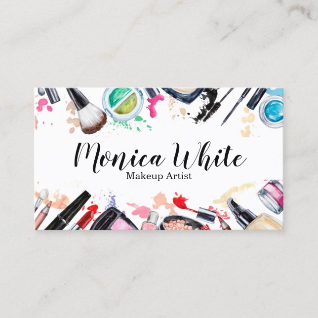 Makeup Artist Business card (Front)