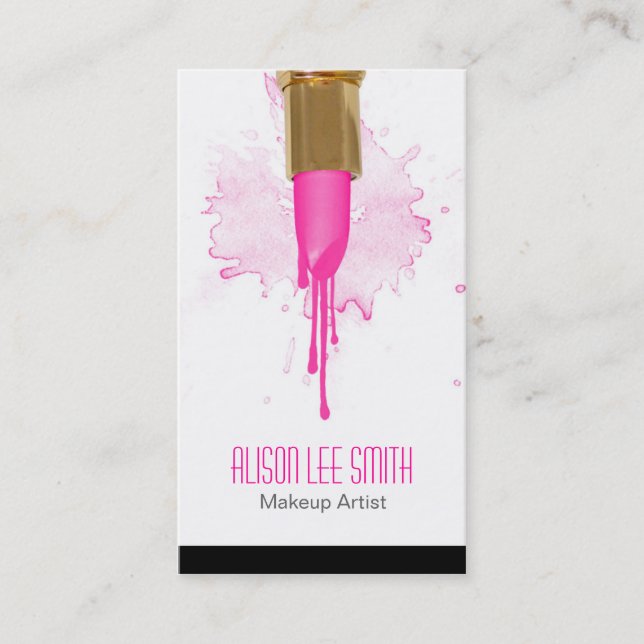 Makeup Artist Business Card (Front)