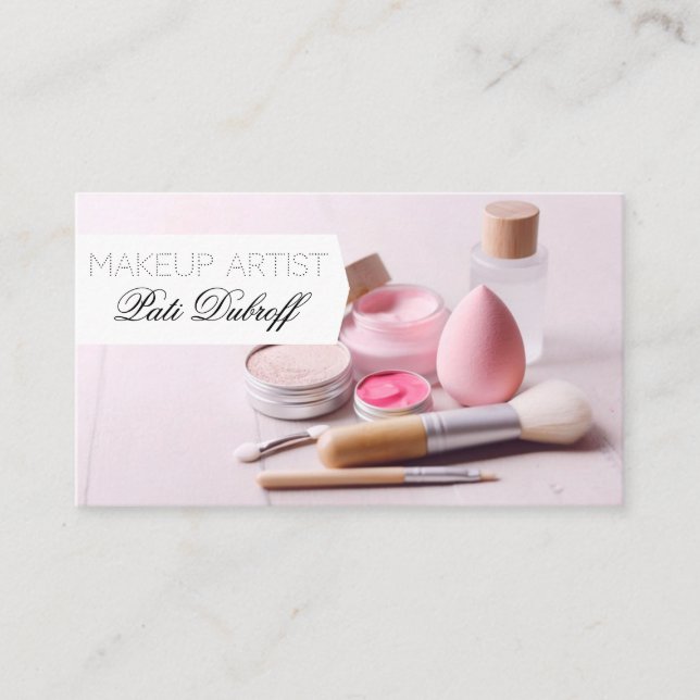 Makeup Artist Business Card (Front)