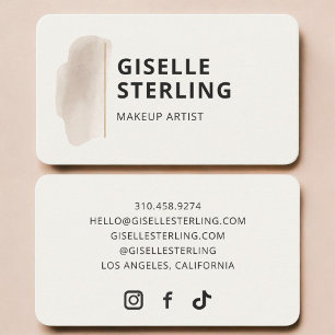 Makeup Artist Business Card