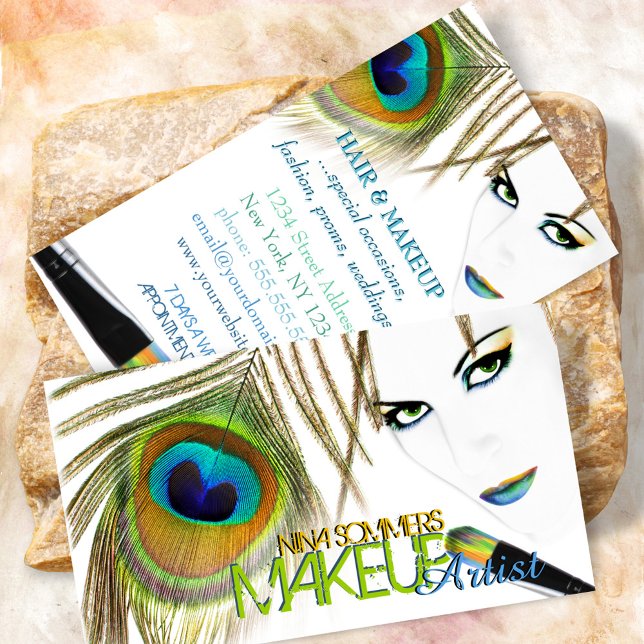 Makeup Artist Business Card (Creator Uploaded)