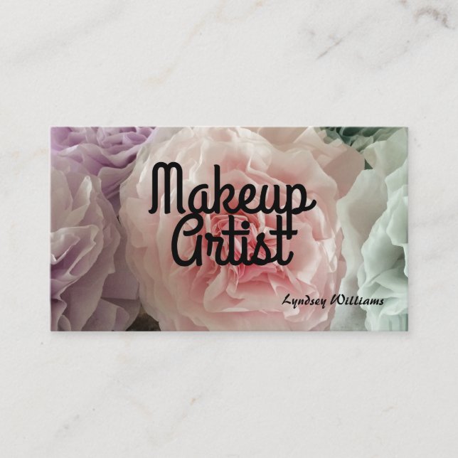 Makeup Artist Business Card (Front)