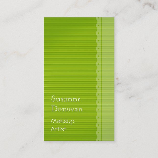 Makeup Artist Business Card (Front)