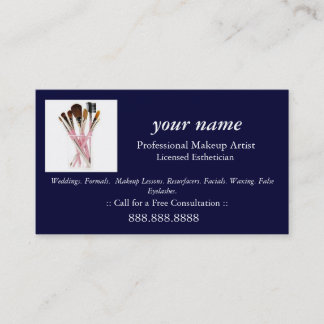 Makeup Artist business card