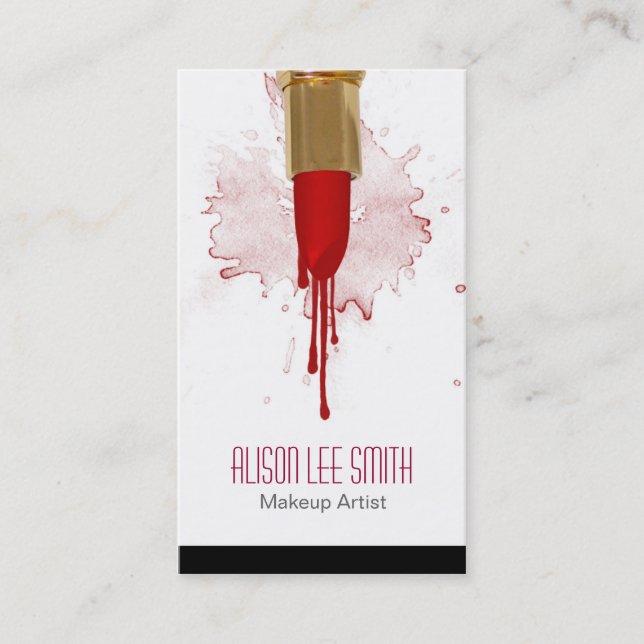 Makeup Artist Business Card (Front)