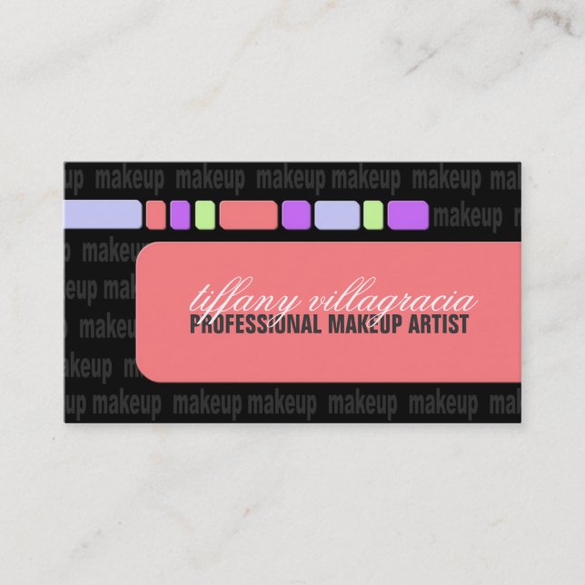 Makeup Artist Business Card (Front)