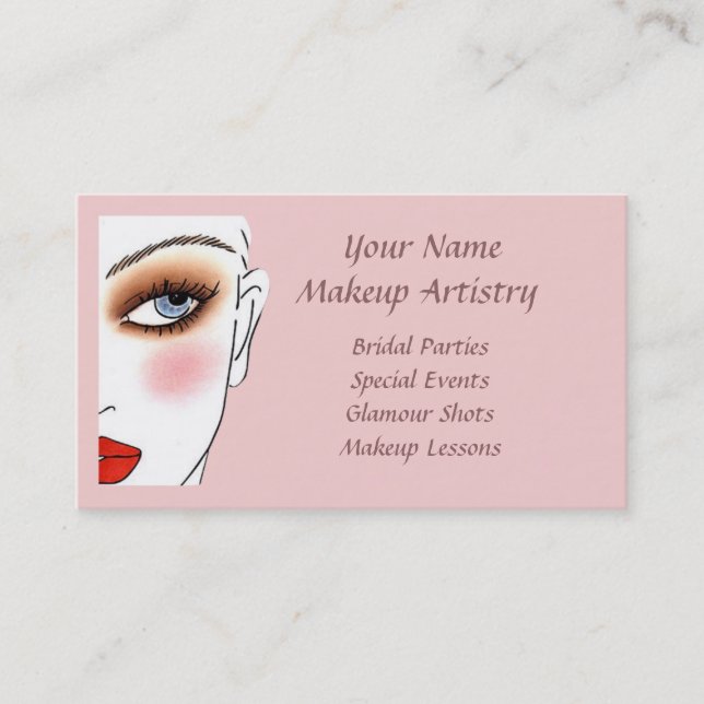 Makeup Artist Business Card (Front)