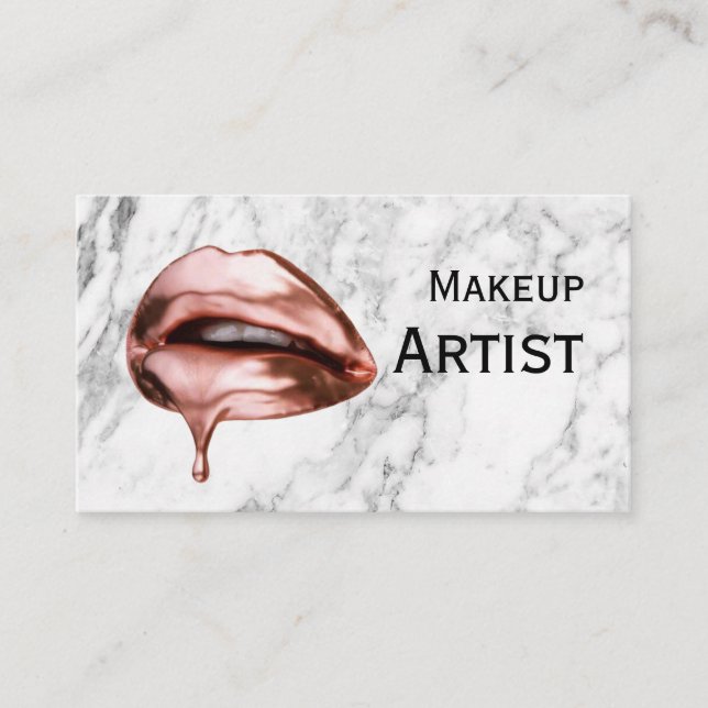 makeup artist business card (Front)