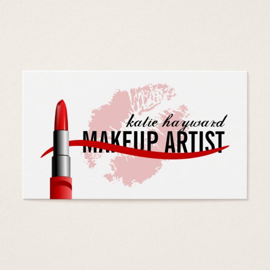 Makeup Artist Business Cards