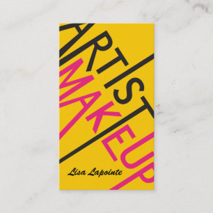 Makeup Artist Business Cards