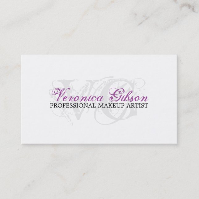 MAKEUP ARTIST BUSINESS CARDS (Front)