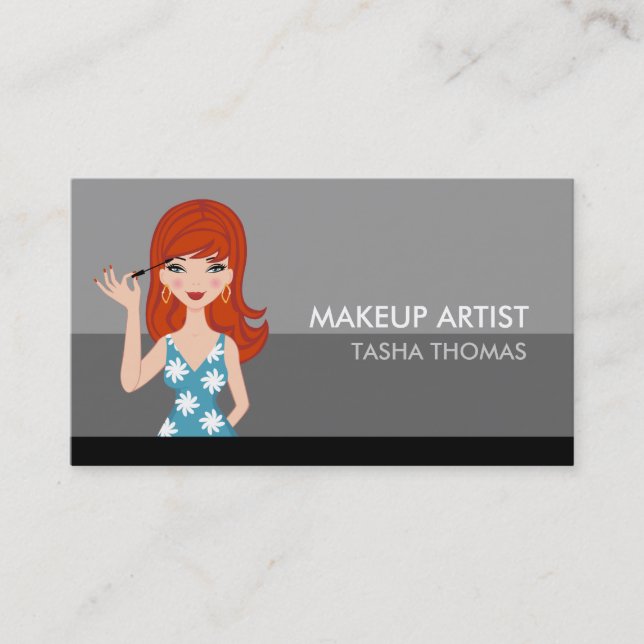 Makeup Artist Business Cards (Front)