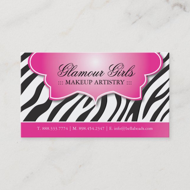 MAKEUP ARTIST BUSINESS CARDS (Front)