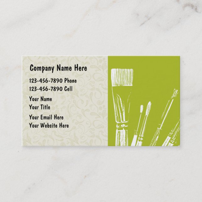 Makeup Artist Business Cards (Front)