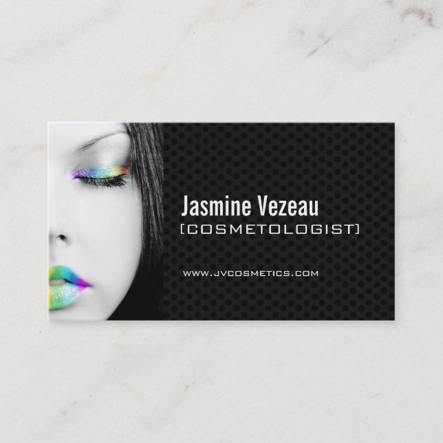 Makeup Artist Business Cards (Front)
