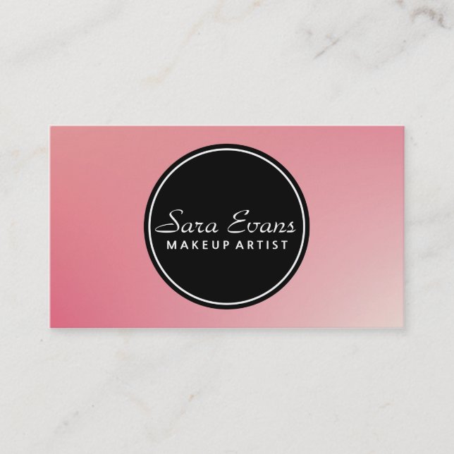 Makeup Artist - Business Cards (Front)