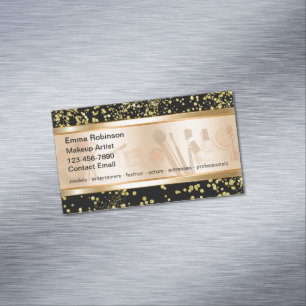 Makeup Artist Classy Magnetic Business Card