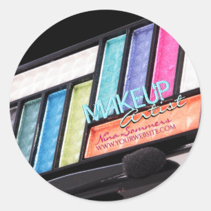 Makeup Artist Colourful Eyeshadow Palette Sticker