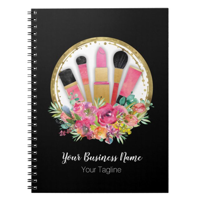 Makeup Artist Cosmetologist Beautician Stylist  Notebook (Front)