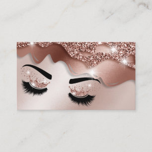 Makeup artist Crown Lashes Beauty Salon Extension Business Card