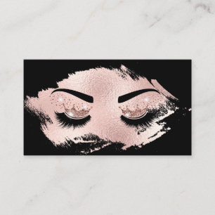 Makeup artist Crown Lashes Beauty Salon Extension Business Card